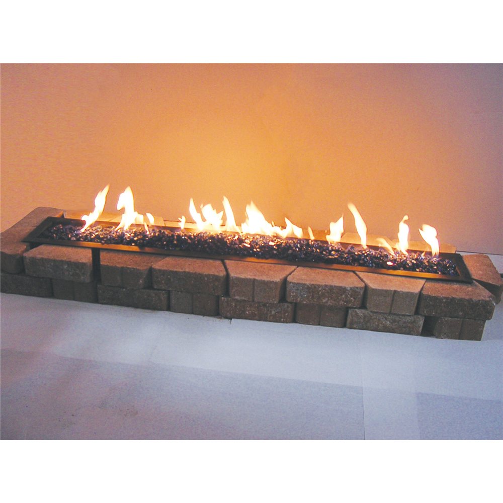Golden Blount Natural Gas Outdoor 36-In Linear Fire Pan With Burner