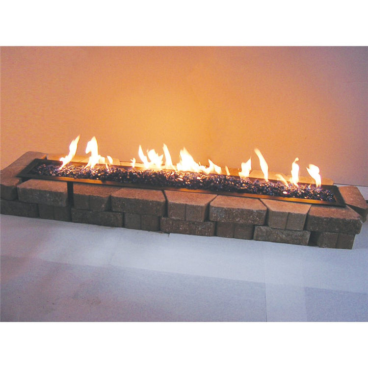 Golden Blount Natural Gas Outdoor 36-In Linear Fire Pan With Burner