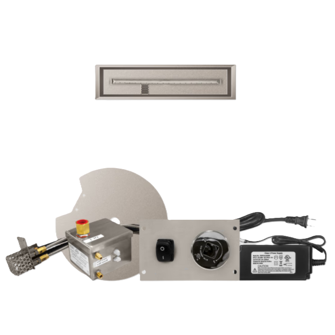 Firegear AWS Linear Drop-In Propane 30 x 6-inch Fire Pit T Burner System