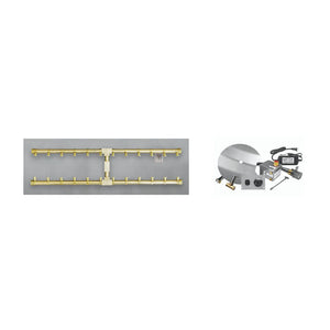 Firegear AWS Linear Flat Propane 36 x 10-inch Fire Pit Pro H Burner System