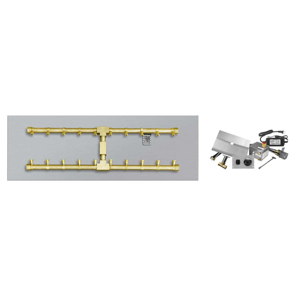 Firegear AWS Linear Flat Propane 60 x 10-inch Fire Pit Pro H Burner System