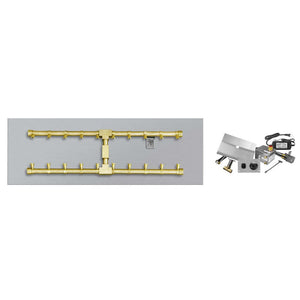 Firegear AWS Linear Flat Propane 60 x 10-inch Fire Pit Pro H Burner System