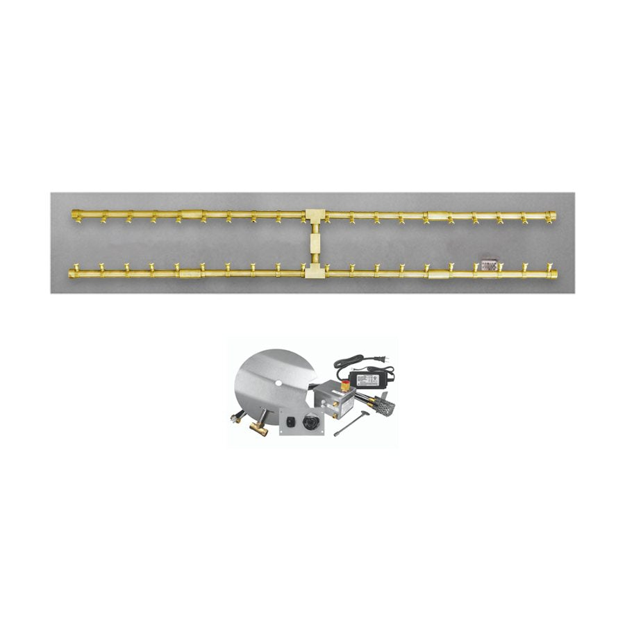Firegear AWS Linear Flat Natural Gas 72 x 10-inch Fire Pit Pro H Burner System