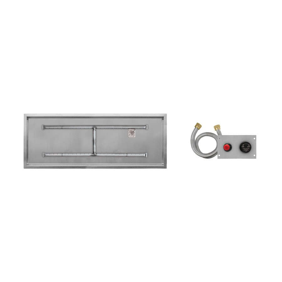 Firegear TPSI Linear Drop-In Natural Gas 36 x 14-inch Fire Pit H Burner System
