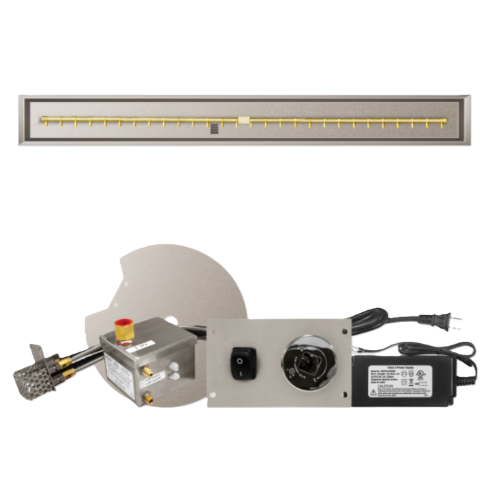 Firegear AWS Linear Drop-In Natural Gas 72 x 6-inch Fire Pit Pro T Burner System