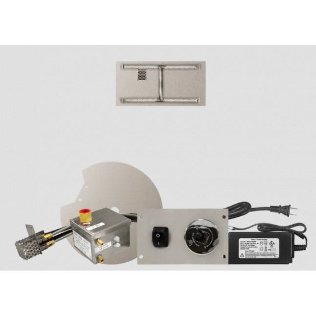 Firegear AWS Linear Flat Propane 30 x 14-inch Fire Pit H Burner System