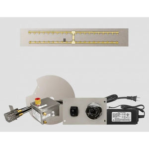 Firegear AWS Linear Flat Natural Gas 60 x 10-inch Fire Pit Pro H Burner System