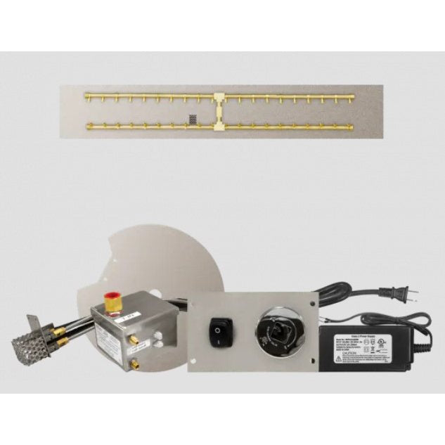 Firegear AWS Linear Flat Natural Gas 60 x 10-inch Fire Pit Pro H Burner System