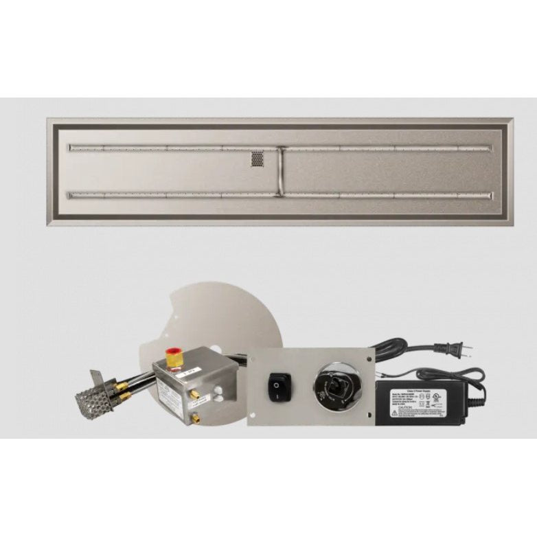 Firegear AWS Linear Drop-In Natural Gas 84 x 16-inch Fire Pit H Burner System