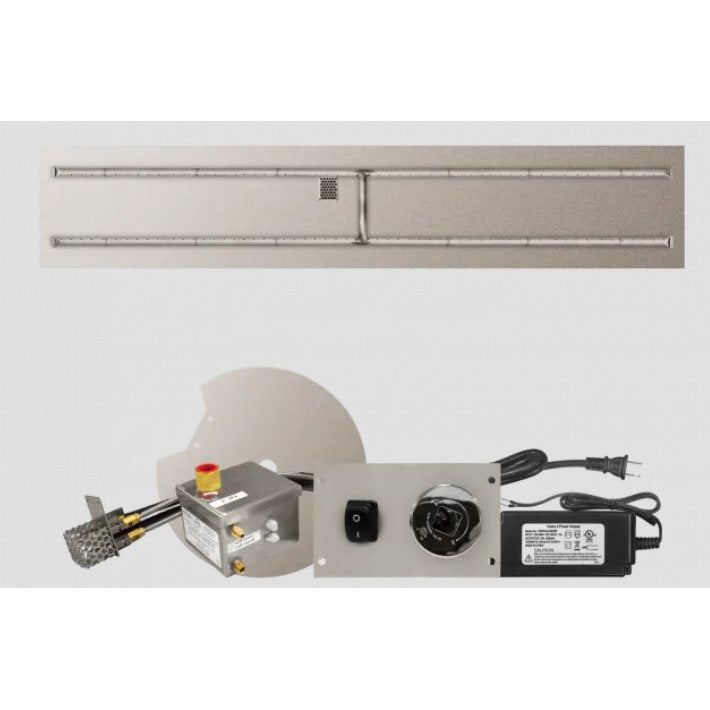 Firegear AWS Linear Flat Propane 84 x 16-inch Fire Pit H Burner System