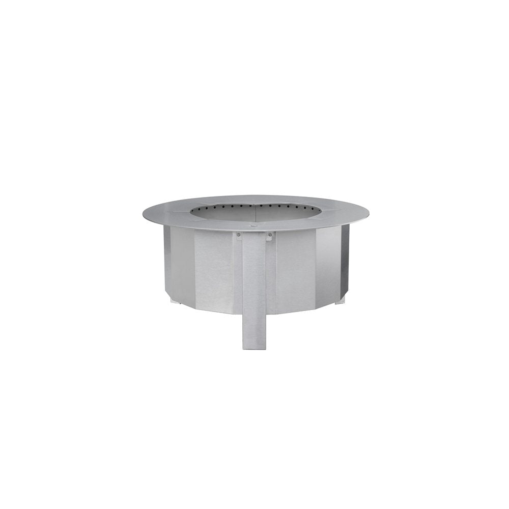 Firegear 34 Inch Lume Smokeless Wood Fire Pit Insert with Sear Top