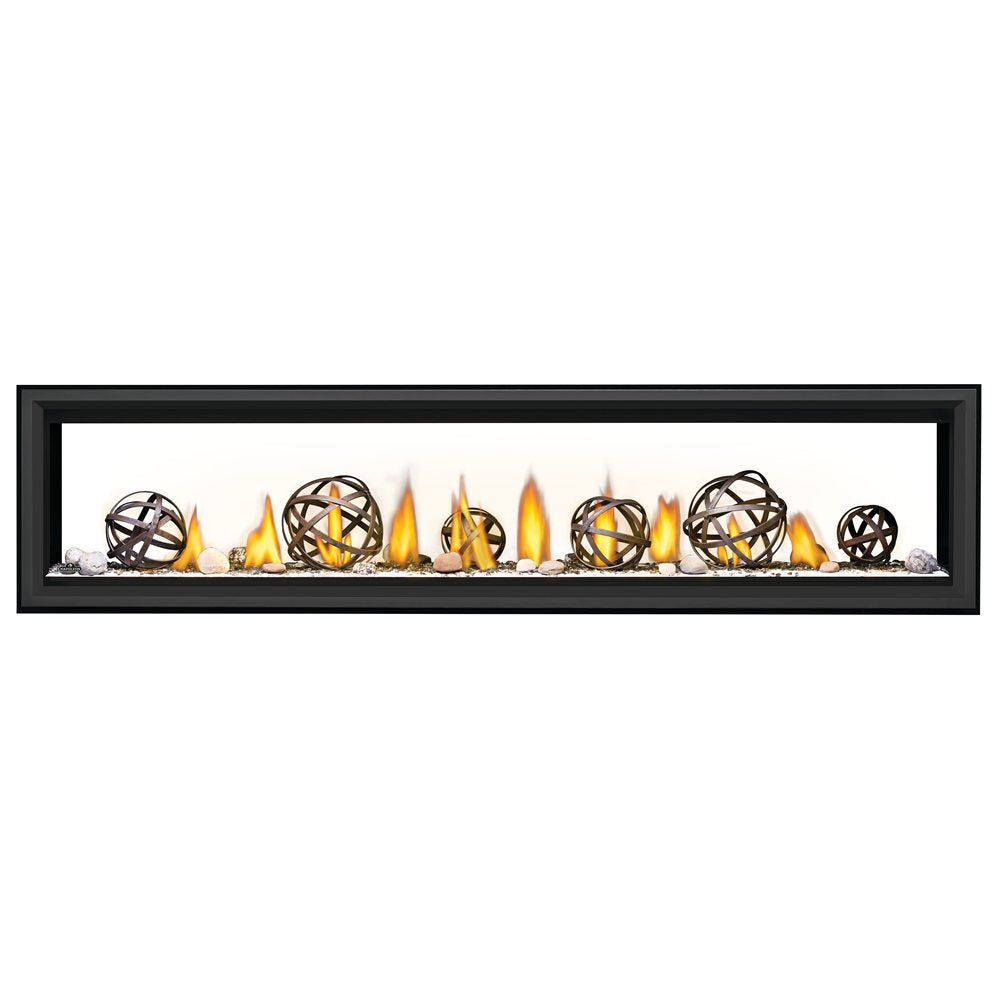 Napoleon Vector 74 See Through Natural Gas, Direct Vent Fireplace with Electronic Ignition