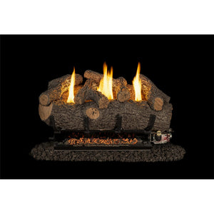 Real Fyre 24" Meadow Oak G9 See Through Vent Free Log Set