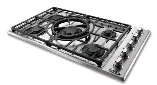 MCT365GSL Capital 36" Gas Cooktop with 5 Sealed Burners - Liquid Propane - Stainless Steel