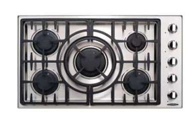 MCT365GSN Capital 36" Gas Cooktop with 5 Sealed Burners - Natural Gas - Stainless Steel