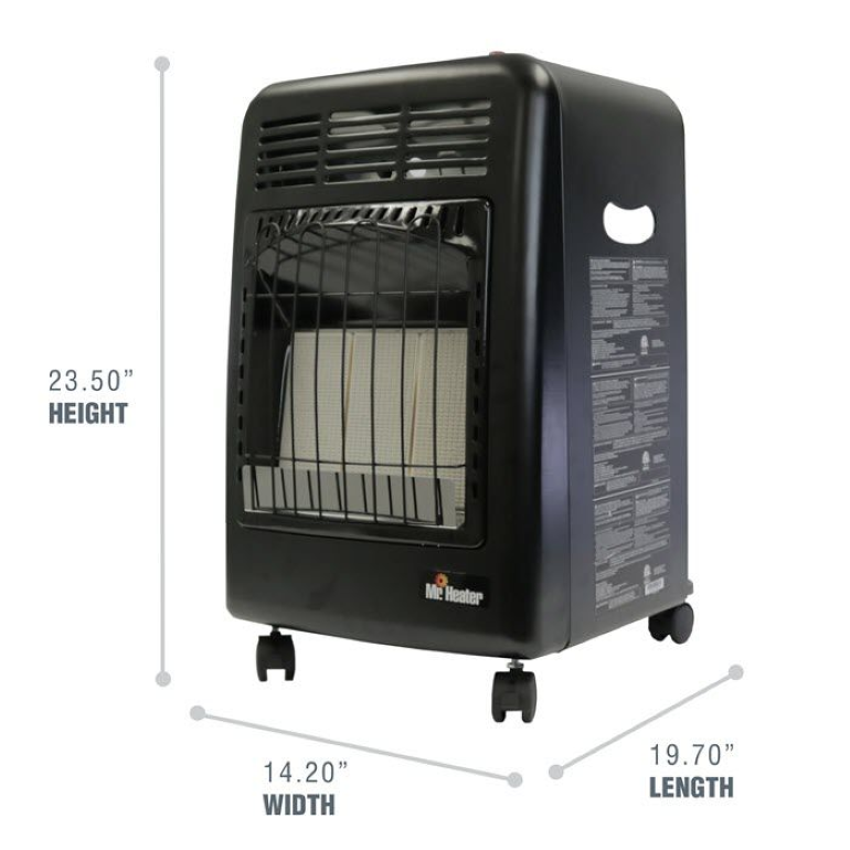 Mr. Heater Outdoor 18,000 BTU Portable Radiant Heat Cabinet Propane Heater view 2