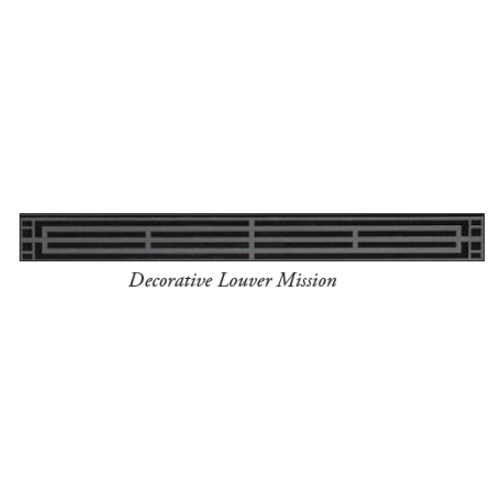 American Hearth Black Mission Louvers for VFD32