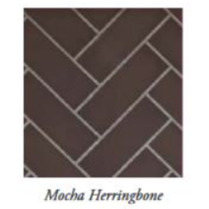 American Hearth 44" Mocha Herringbone Brick Set for WB44FB