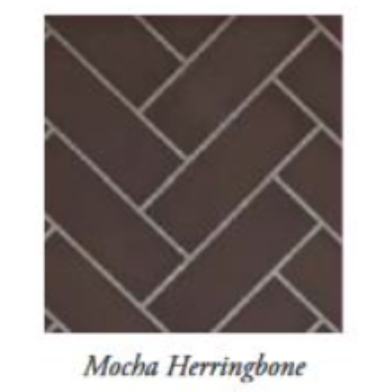 American Hearth 36" Mocha Herringbone Brick Set for WB36 Decorative Panels