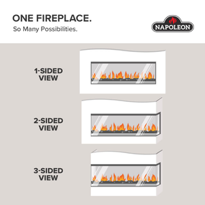 Napoleon Astound 74 FlexMount Electric Fireplace view 4
