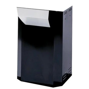 Modern Home Products One-Piece Black Powder Coated Aluminum Column Columns