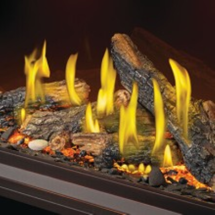 Napoleon Oak Luminous Log Kit 62 with Premium Burner