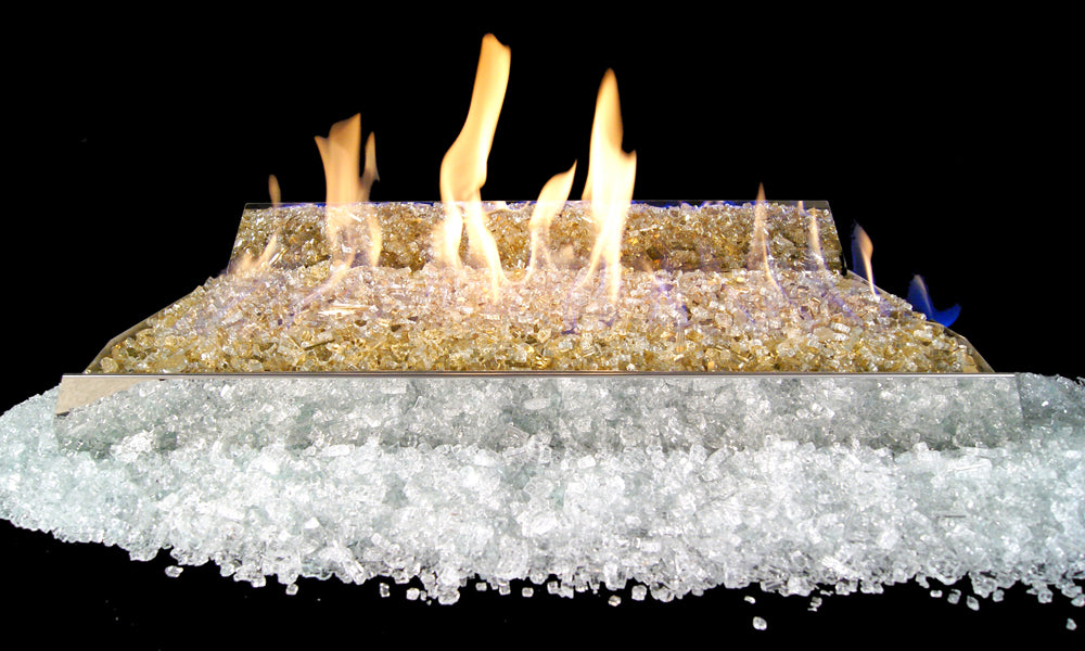 Real Fyre 24 Inch Natural Gas G21 Glass Burner System