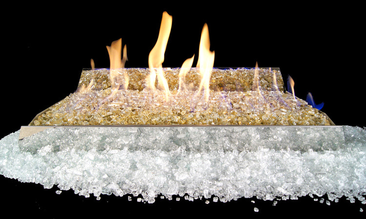Real Fyre 24 Inch Natural Gas G21 Glass Burner System