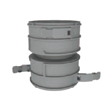 Duravent 5 inch PolyPro Flex Coupler Adapter Couplers