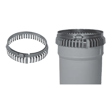 Duravent 6 inch PolyPro Locking Clamp