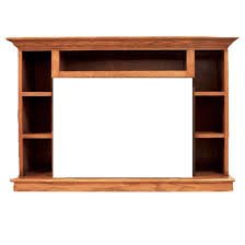 Buck Stove Prestige Bookcase Mantel Model 34 Light Oak Mantels