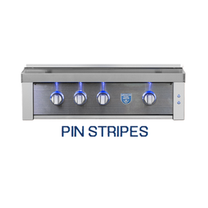 American Made Grills Replaceable Faceplate for 30" Estate and Freedom - Pin Stripes