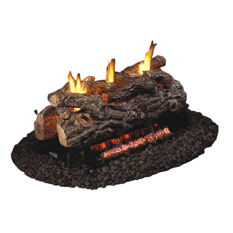 Real Fyre 24" Golden Oak Designer G9 See Through Vent Free Log Set