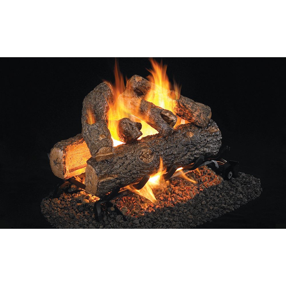 Real Fyre 18" Golden Oak Designer Plus See Through Vented Log Set