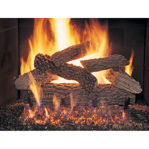 Golden Blount 16" Round Mountain Oak Log Set