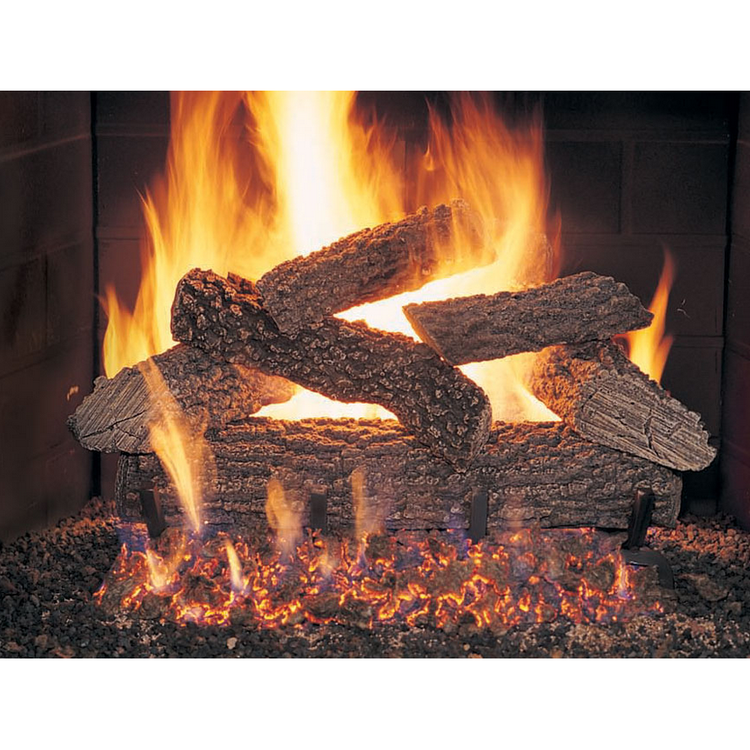 Golden Blount 16" Round Mountain Oak Log Set