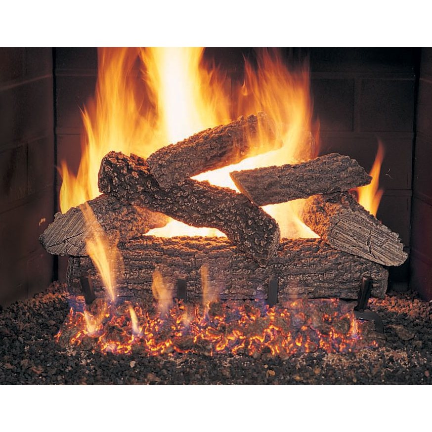 Golden Blount 18" Round Mountain Oak Log Set