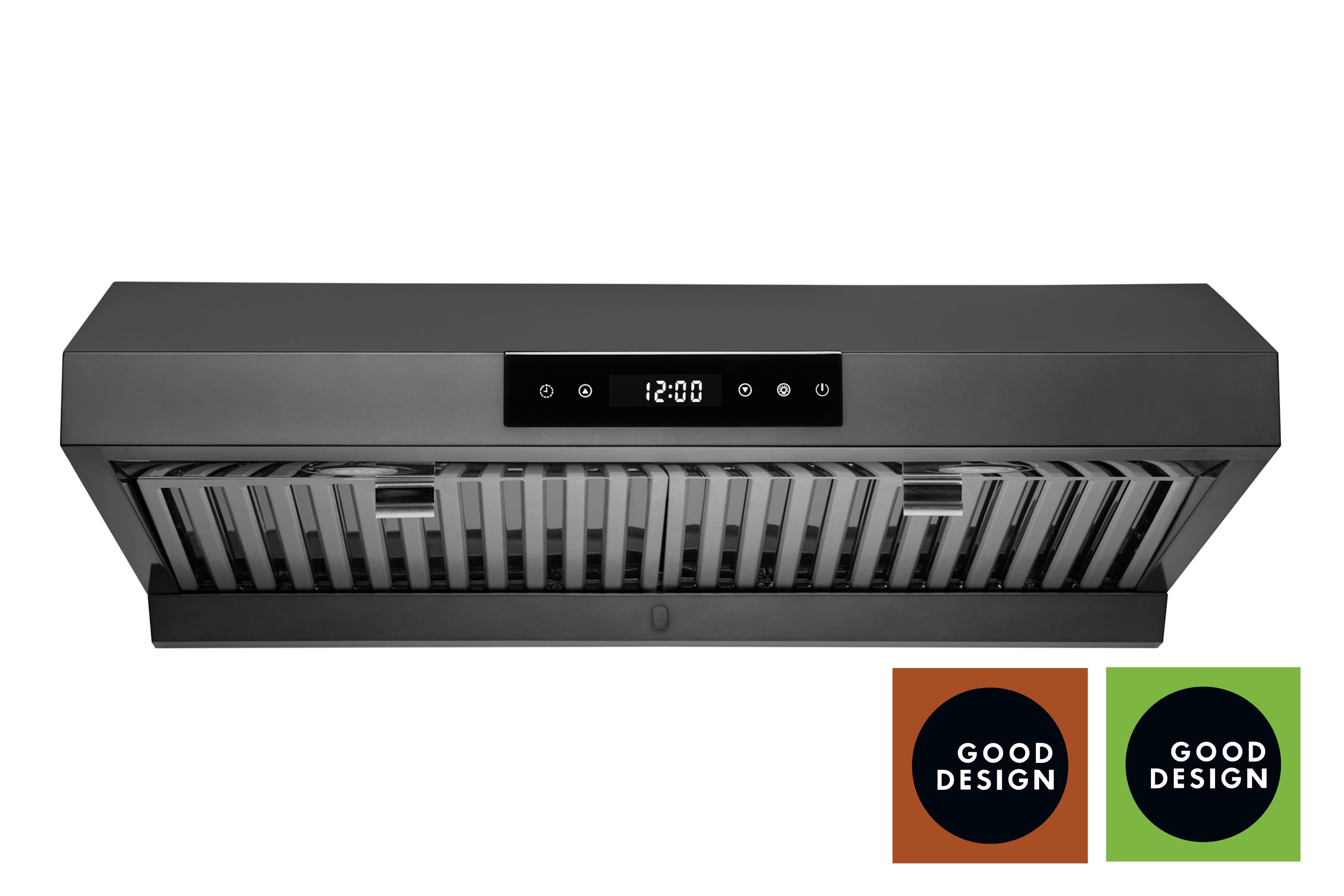 UC-PS18 Black Stainless Steel Under Cabinet Range Hood - Ducted - 3 Venting