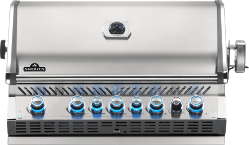 Built-in Prestige PRO 665 NG Grill Head with Infrared Rear Burner, SS