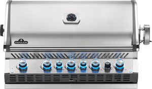 Built-in Prestige PRO 665 NG Grill Head with Infrared Rear Burner, SS