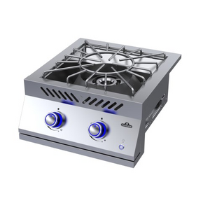 BUILT-IN 700 SERIES POWER BURNER WITH STAINLESS STEEL COVER, NATURAL GAS, SS