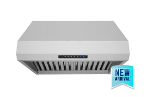 WM-540 Wall Mount Range Hood - Convertible - Low Profile Design