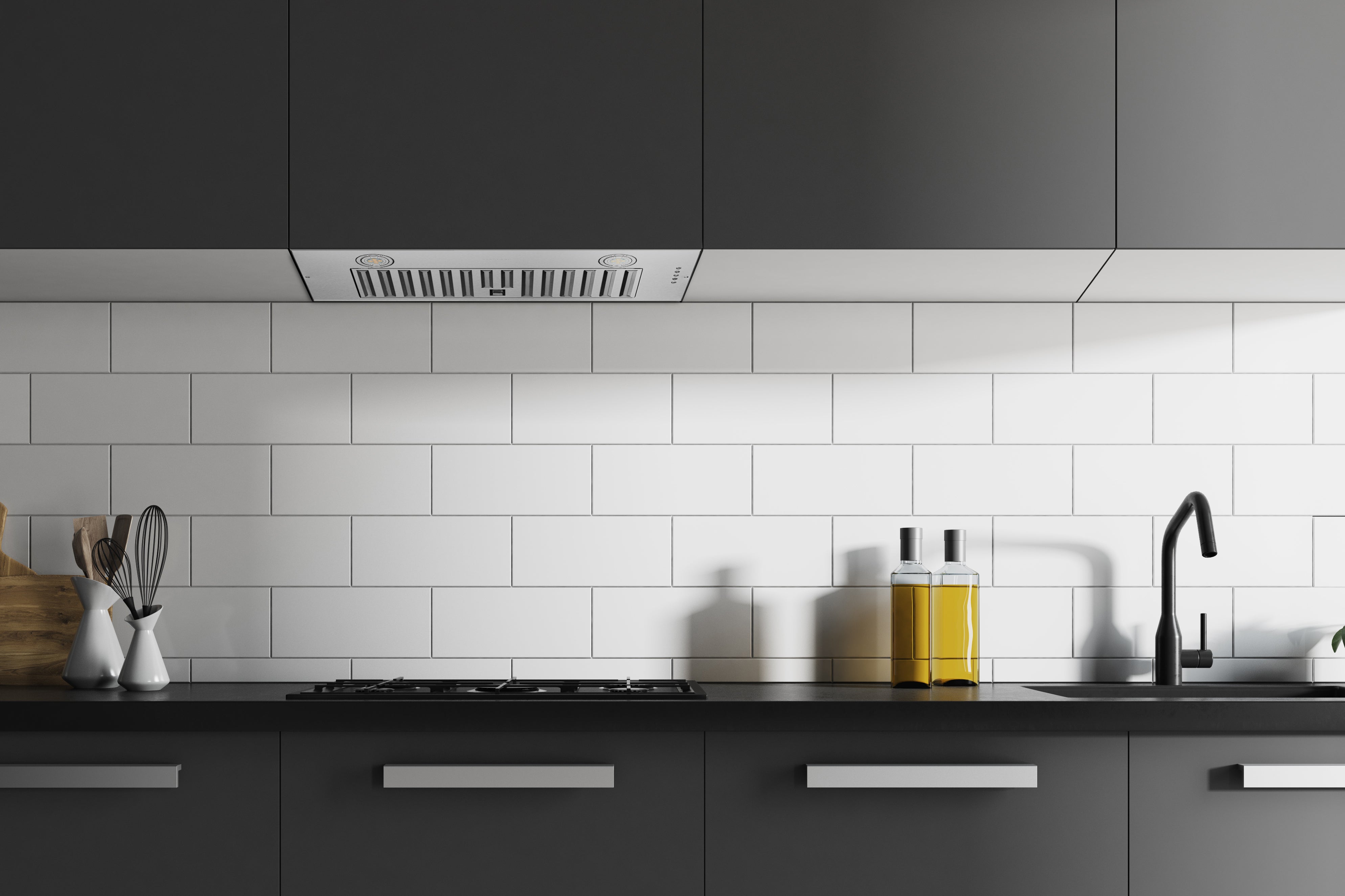 IN-R100 Built-In Range Hood - Convertible - 11.25" Deep