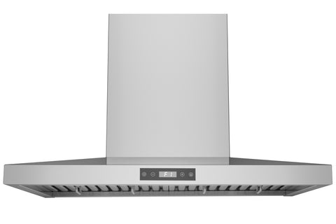 WM-639 Canopy Wall Mount Range Hood - Convertible - Black Glass Panel