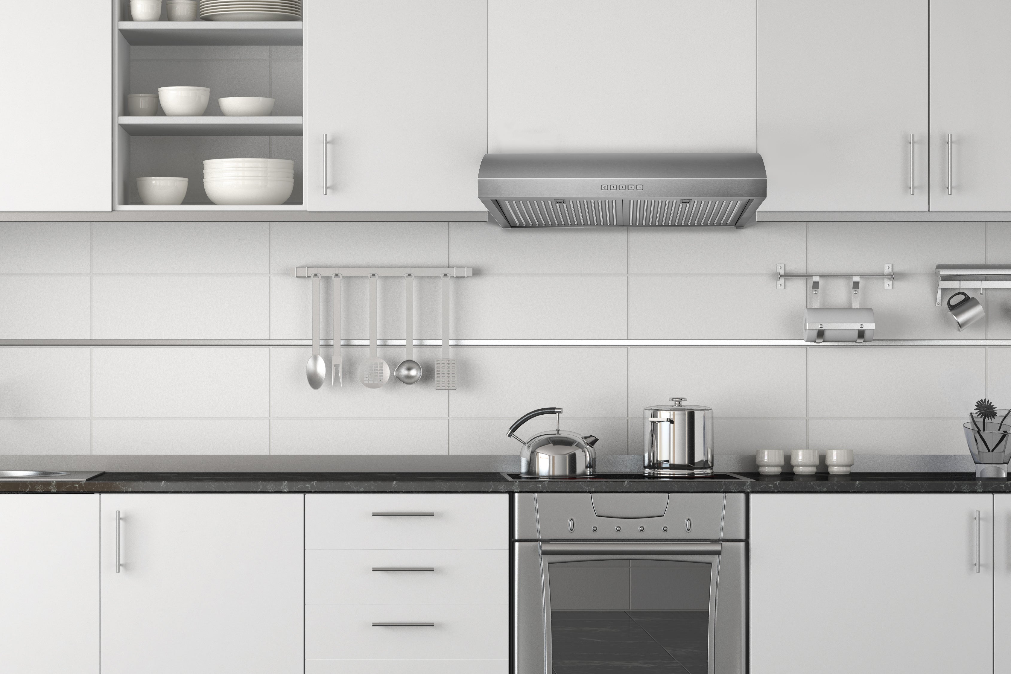 UC-B018 Under-Cabinet Range Hood - Convertible - Easy to Install