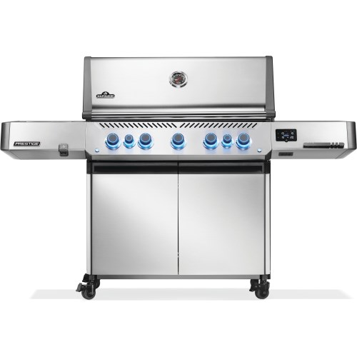 Prestige 665 Connected, LP Grill with Infrared Side and Rear Burner, SS