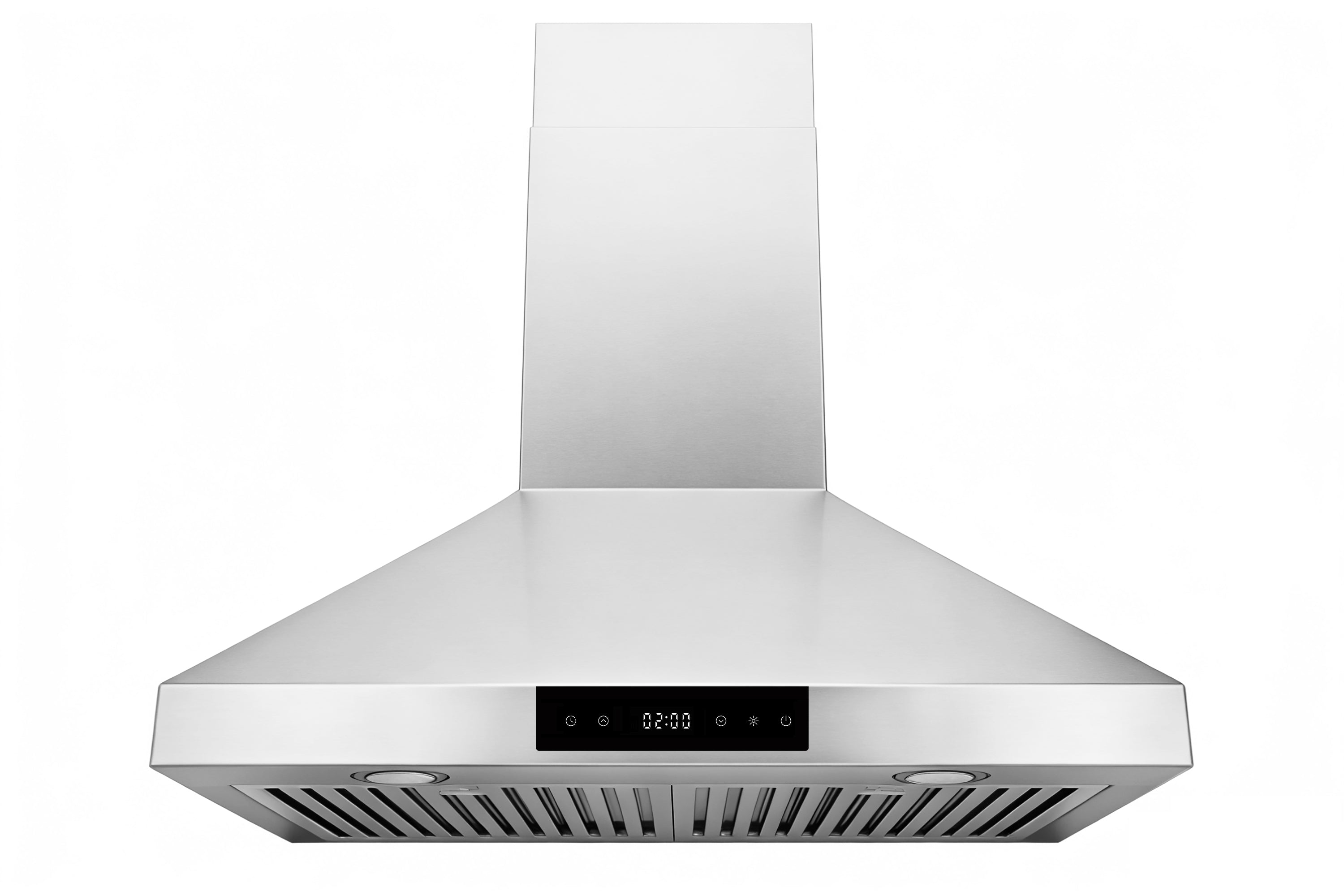 WM-590 Black Stainless Steel Wall Mount Range Hood - Convertible - Suitable for High Ceiling