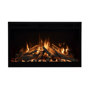 Amantii 36" RusticStone Electric Fireplace view 2