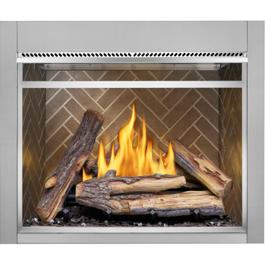 Napoleon Riverside 42 Outdoor Fireplace Natural Gas Electronic Ignition view 3