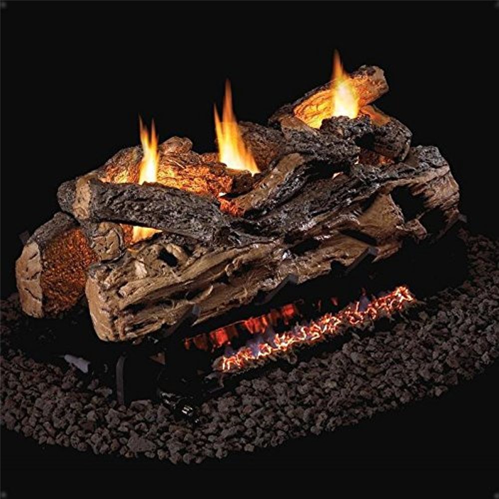 Real Fyre 24" Split Oak G9 See Through Vent Free Log Set